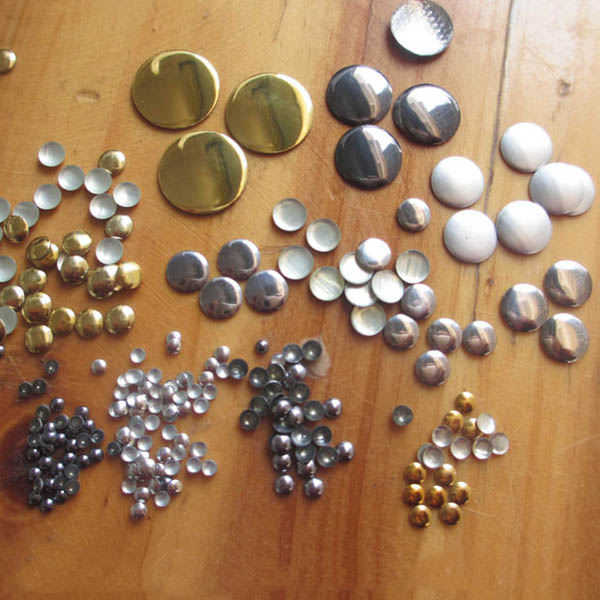 XX23456 Metal Round  Hot Fix nails 2mm,3mm,4mm,5mm,6mm,7mm,8mm,9mm,10mm,16mm 5000pcs/Bag