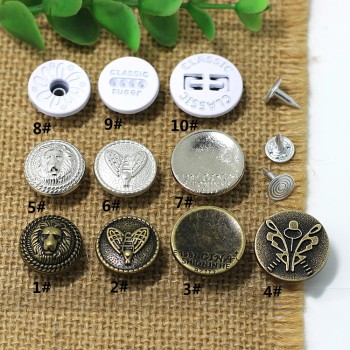 XXHJ Jeans Button Shake head button