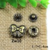 ZW10 Metal Snap Fastener/Decorative buckle/Leather buckle/Cowboy deduction/Purse buckle 17x14mm