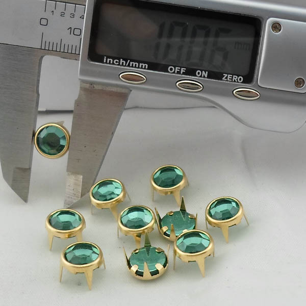 A075 Rhinestone Studs For Clothing 10x4mm  1000pcs/bag