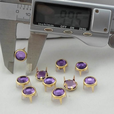 A075 Rhinestone Studs For Clothing 10x4mm  1000pcs/bag