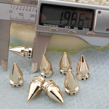 F090 Cone ABS Sewing Spikes 10x20mm 1000pcs/bag