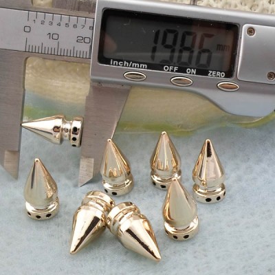 F090 Cone ABS Sewing Spikes 10x20mm 1000pcs/bag