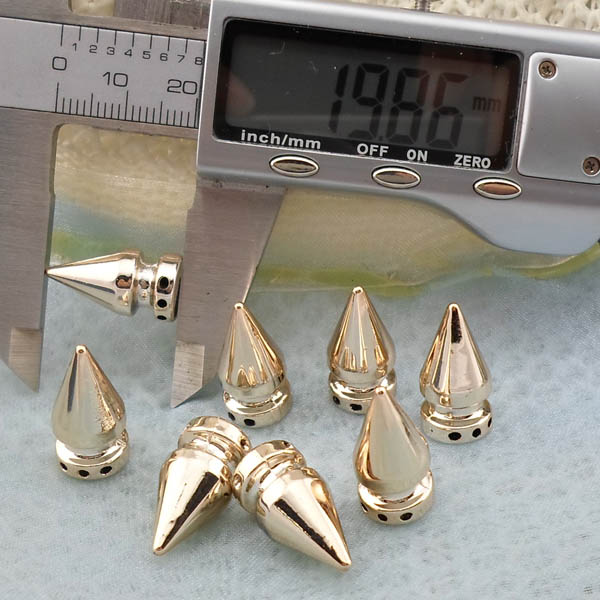 F090 Cone ABS Sewing Spikes 10x20mm 1000pcs/bag