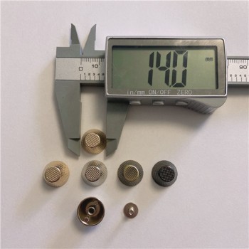 H814  Bucket Shaped Screw Back Spikes 8x14mm  100pcs/bag