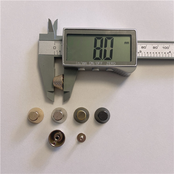 H814  Bucket Shaped Screw Back Spikes 8x14mm  100pcs/bag