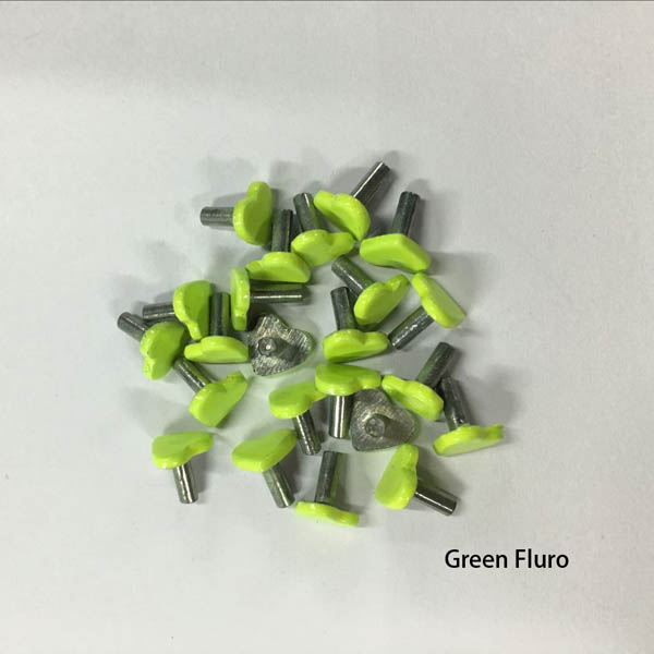 K058A Heart Shaped Studs Rivets 8x6mm  1000pcs/bag