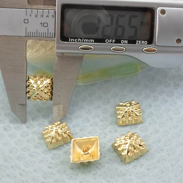 K238 Pyramid Decorative Metal Rivets 12.5x6mm 1000pcs/bag