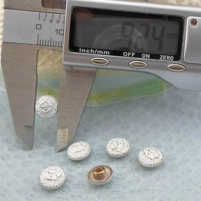 K241 Flowers Alloy Rivets 9x5mm  1000pcs/bag