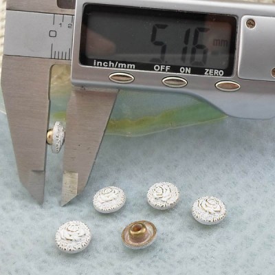 K241 Flowers Alloy Rivets 9x5mm  1000pcs/bag