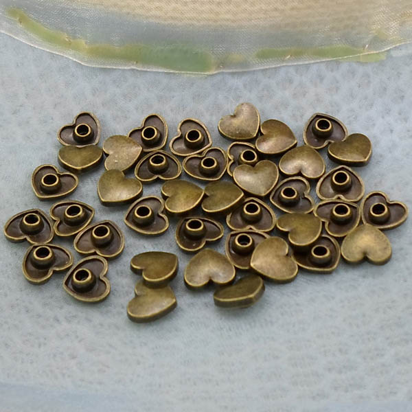 K256 Heart Alloy Rivets 10x3.5mm  1000pcs/bag
