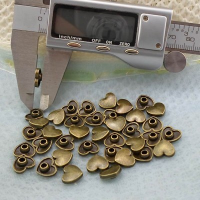 K256 Heart Alloy Rivets 10x3.5mm  1000pcs/bag