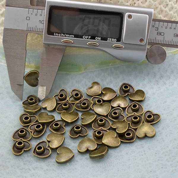 K256 Heart Alloy Rivets 10x3.5mm  1000pcs/bag