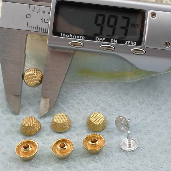 K260 Bucket Alloy Rivets 10x5mm  1000pcs/bag