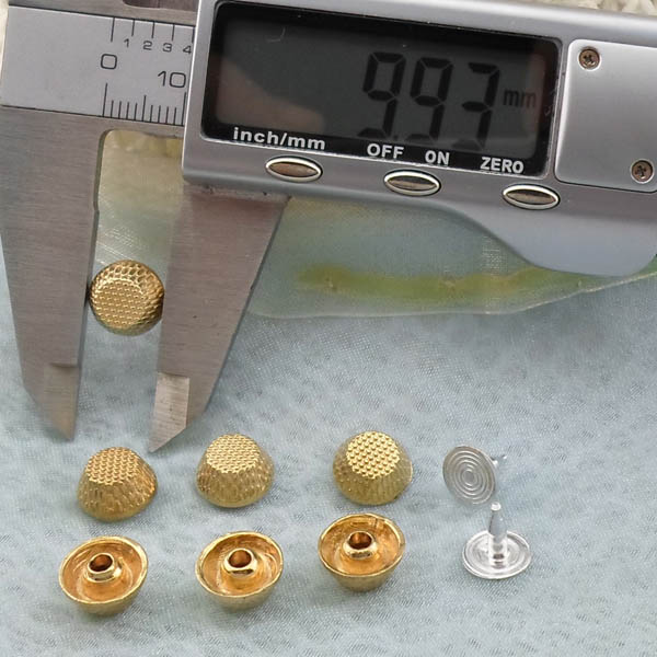 K260 Bucket Alloy Rivets 10x5mm  1000pcs/bag