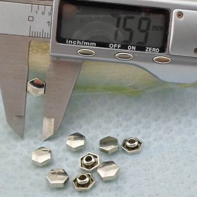 K262 Flat Alloy Rivets 8.5x4mm  1000pcs/bag