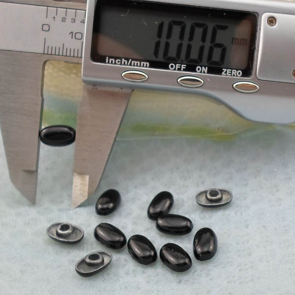 K265 Oval Alloy Rivets 10x6mm  1000pcs/bag