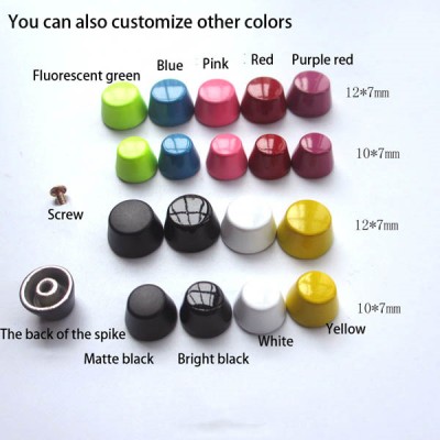 NO61 Alloy Material Wholesale Bucket Spikes 10x7mm  100pcs/bag