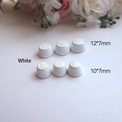 NO61 Alloy Material Wholesale Bucket Spikes 10x7mm  100pcs/bag