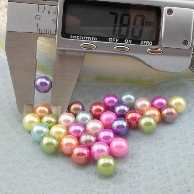 Q0008 Round/Pearl ABS Rivets 8mm  1000pcs/bag