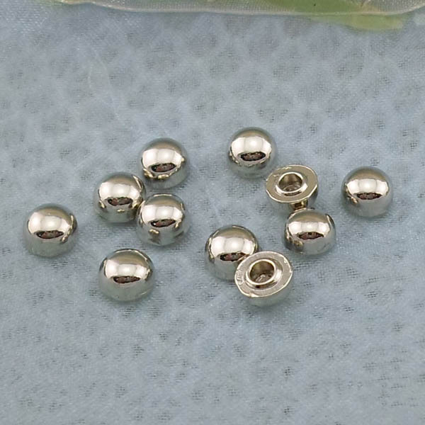 K263 Dome Alloy Rivets 6x4mm 1000pcs/bag
