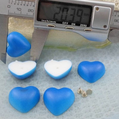 Q288 Heart Plastic Rivets 22x9mm 5000pcs/bag