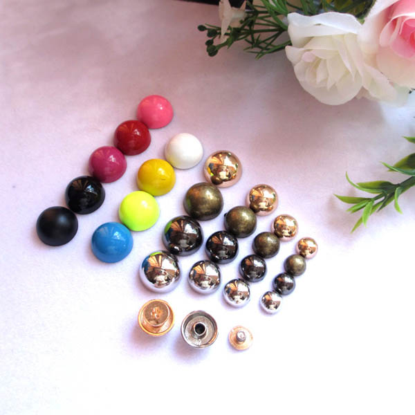 X105 Diy Dome&Mushrooms Spikes 10x5mm  100pcs/bag