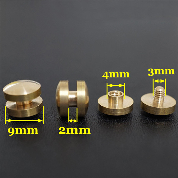 FD0942 Dome Head Chicago Screw Posts 9x4x2mm 100pcs/Bag