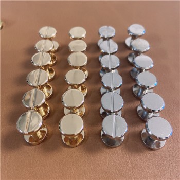 FF843 Flat Head Chicago Screw Posts 8x4x3mm 100pcs/Bag