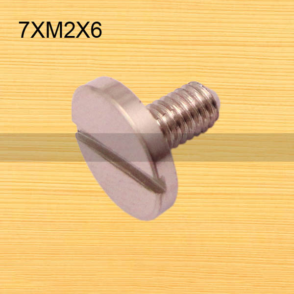 FR002 Ultra-small Brass screws-Chicago Screws-Binding Screws-Plane 7xM2x6mm 1000pcs/Bag