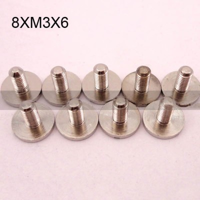 FR003 Ultra-small Brass screws-Chicago Screws-Binding Screws-Plane 8xM3x6mm 1000pcs/Bag