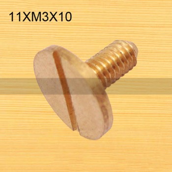 FR004 Ultra-small Brass screws-Chicago Screws-Binding Screws-Plane 11xM3x10mm 1000pcs/Bag