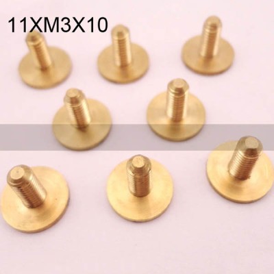 FR004 Ultra-small Brass screws-Chicago Screws-Binding Screws-Plane 11xM3x10mm 1000pcs/Bag