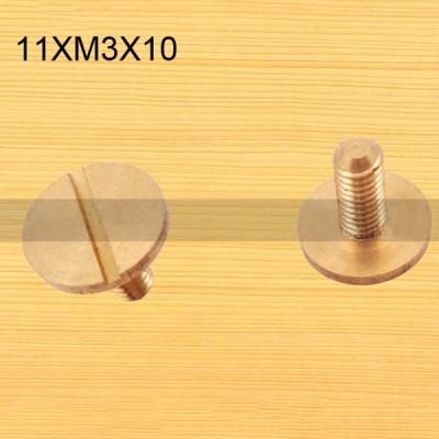 FR004 Ultra-small Brass screws-Chicago Screws-Binding Screws-Plane 11xM3x10mm 1000pcs/Bag