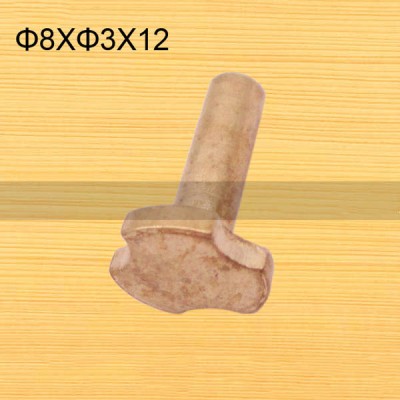 FR007 Chicago Screws-Binding Screws-Plane 8x3x12mm 500pcs/Bag