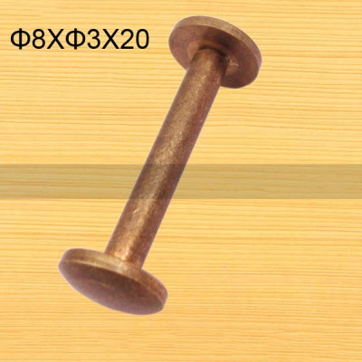 FR008 Chicago Screws-Binding Screws-Plane 8x3x20mm 500pcs/Bag