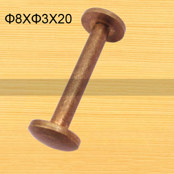 FR008 Chicago Screws-Binding Screws-Plane 8x3x20mm 500pcs/Bag