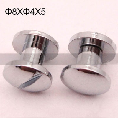 FR012 Brass Binding Screws-Chicago Screws-Cambered 8x4x5mm 500pcs/Bag