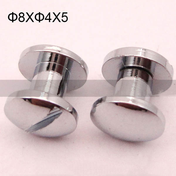 FR012 Brass Binding Screws-Chicago Screws-Cambered 8x4x5mm 500pcs/Bag