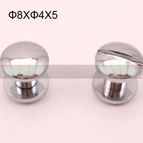 FR012 Brass Binding Screws-Chicago Screws-Cambered 8x4x5mm 500pcs/Bag