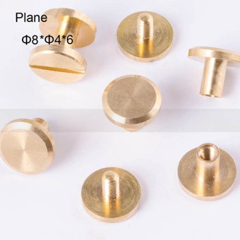 FR013 Conchos Chicago Screws-Binding Screws-Plane 8x4x6mm 500pcs/Bag