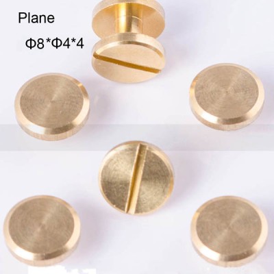 FR013 Conchos Chicago Screws-Binding Screws-Plane 8x4x6mm 500pcs/Bag