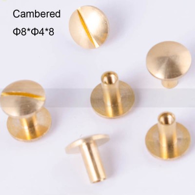FR016 DIY Chicago Screws-Binding Screws-Cambered 8x4x8mm 500pcs/Bag