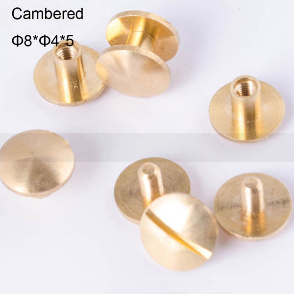 FR016 DIY Chicago Screws-Binding Screws-Cambered 8x4x8mm 500pcs/Bag