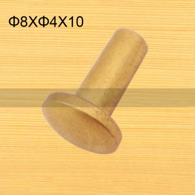 FR017 Leather Chicago Screws-Binding Screws-Cambered 8x4x10mm 100pcs/bag