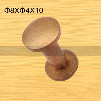 FR017 Leather Chicago Screws-Binding Screws-Cambered 8x4x10mm 100pcs/bag