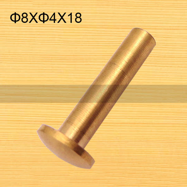 FR020 Rivet Screw Leather Chicago Screws-Plane 8x4x18mm 100pcs/bag