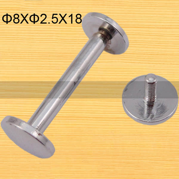 FR023 Brass Rivet Nut Chicago Screws 8x2.5x18mm 500pcs/Bag