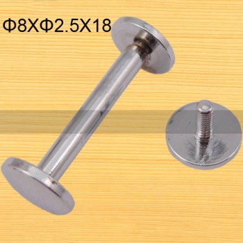 FR023 Brass Rivet Nut Chicago Screws 8x2.5x18mm 500pcs/Bag