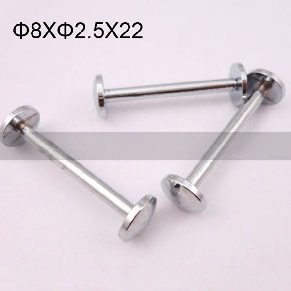 FR024 Brass Hollow Rivet Chicago Screws 8x2.5x22mm 500pcs/Bag